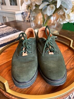 Vintage L.A. Gear Green Suede City Hikers